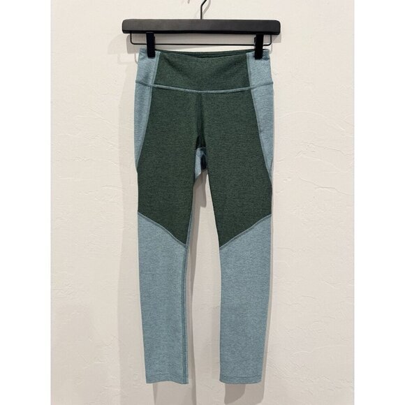 Outdoor Voices Pants - Outdoor Voices 3/4 Two-tone Panel Leggings Extra Small